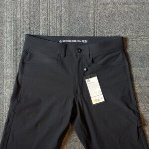NEW $128 Western Rise Evolution Black Stretch Onebag Active Travel Pants - 28x32
